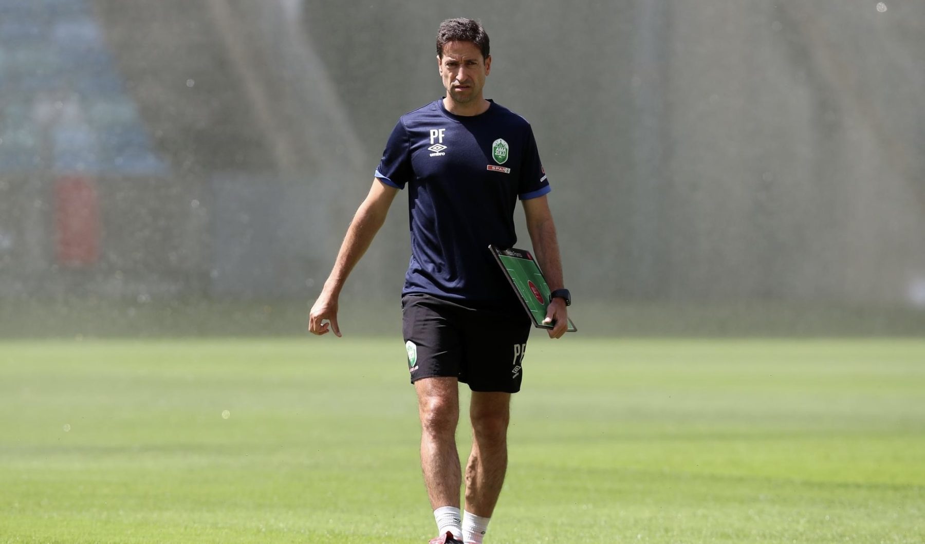 Former AmaZulu FC coach Pablo Franco Martin during training