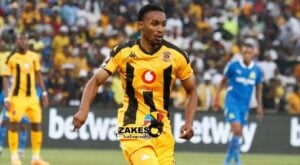 Kaizer Chiefs midfielder Njabulo Blom in action