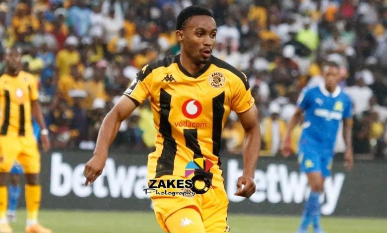 Kaizer Chiefs midfielder Njabulo Blom in action