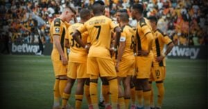 Kaizer Chiefs players during a game