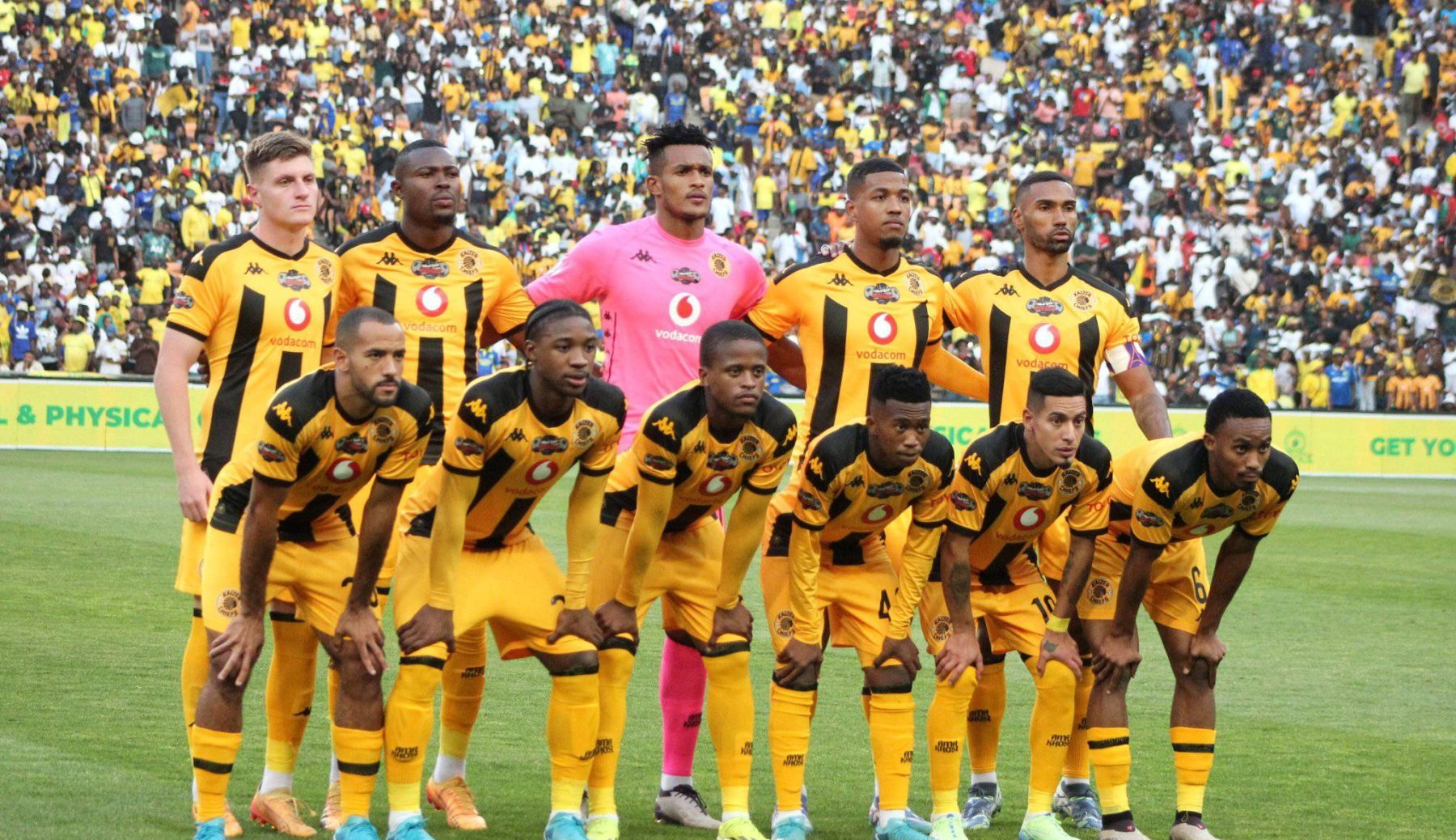 Kaizer Chiefs team picture before their Carling Knockout Cup tie