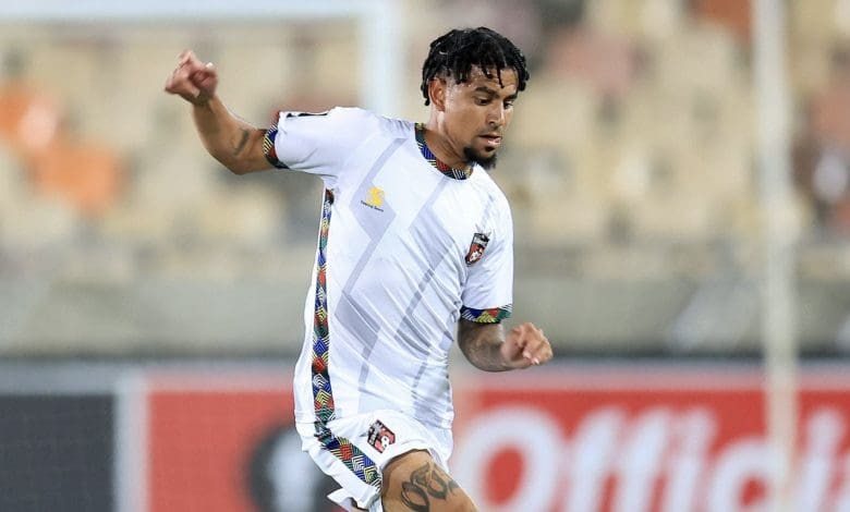 Keagan Dolly during his debut at TS Galaxy