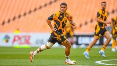 Keagan Dolly at Kaizer Chiefs during a warm up session for a game