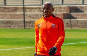 Former Kaizer Chiefs star Khama Billiat at Zimbabwe'S PSL Yadah FC during a warm-up.