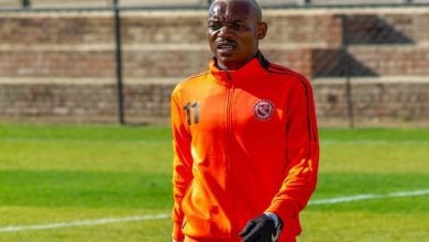 Former Kaizer Chiefs star Khama Billiat at Zimbabwe'S PSL Yadah FC during a warm-up.