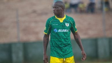 Lantshene Phalane during his first match for Baroka FC