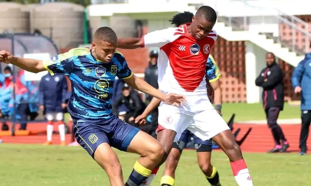 Liyema Mafu in action for Cape Town Spurs in the DStv Diski Challenge