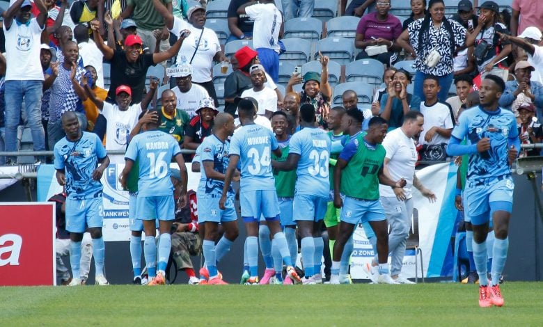 Magesi FC celebrate a goal against Pirates