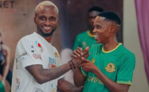 Mahlatse 'Skudu' Makudubela and Pacome Zouzoua during their time at Yanga