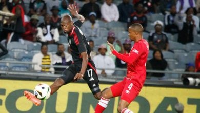 Evidence Makgopa in action for Orlando Pirates