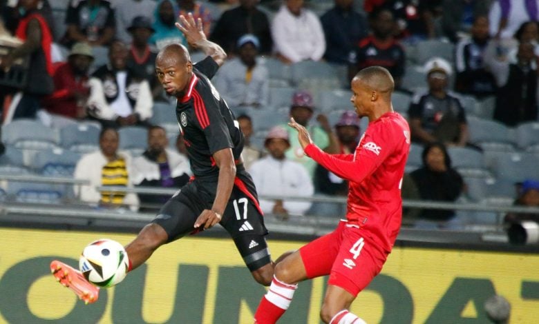 Evidence Makgopa in action for Orlando Pirates