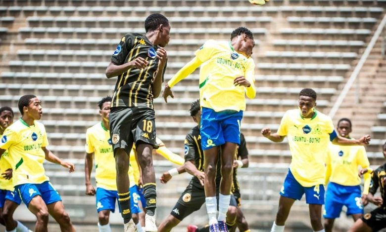 Mamelodi Sundowns and Kaizer Chiefs in action in the DDC