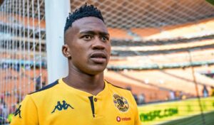 Mduduzi Shabalala during Kaizer Chiefs pitch inspection