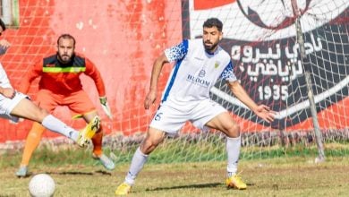 Mohamed Shawky in action for Kafr El Sheikh SC in Egypt