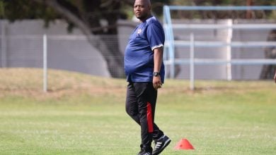 Morena Ramoreboli during a Jwaneng Galaxy training session