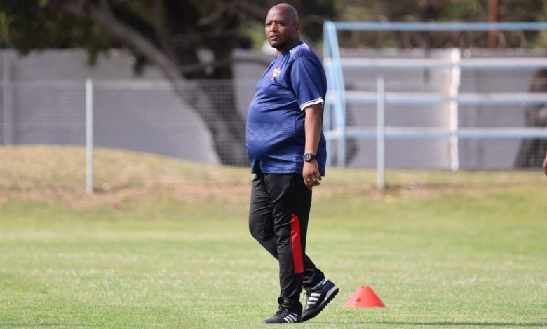 Morena Ramoreboli during a Jwaneng Galaxy training session