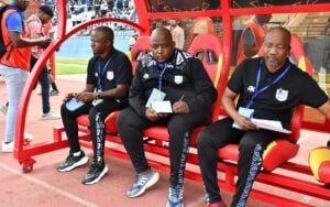 Morena Ramoreboli with his technical team.