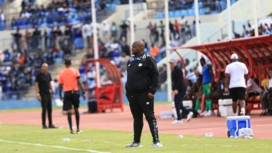 Morena Ramoreboli on the sidelines during Botswana match