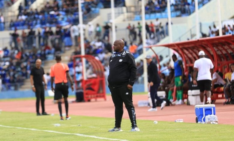 Morena Ramoreboli on the sidelines during Botswana match