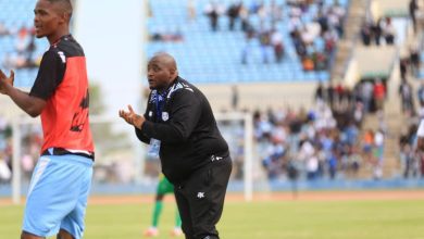 Morena Ramoreboli on the sidelines during Botswana match