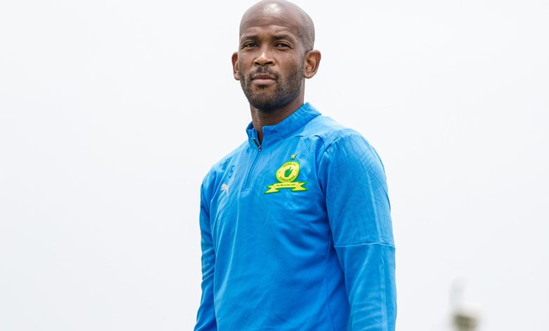 Mosa Lebusa during Mamelodi Sundowns training