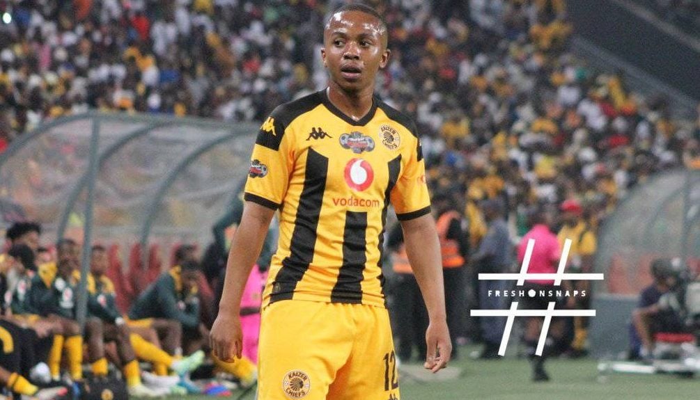 Nkosingiphile Ngcobo of Kaizer Chiefs in action