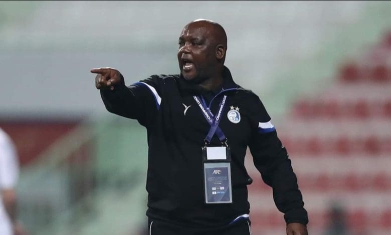 Pitso Mosimane during a AFC Champions League match