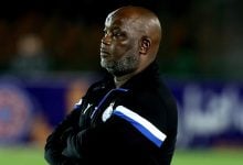 Pitso Mosimane of Esteghlal FC watching a game on the touchline