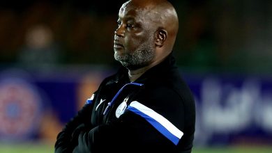 Pitso Mosimane of Esteghlal FC watching a game on the touchline