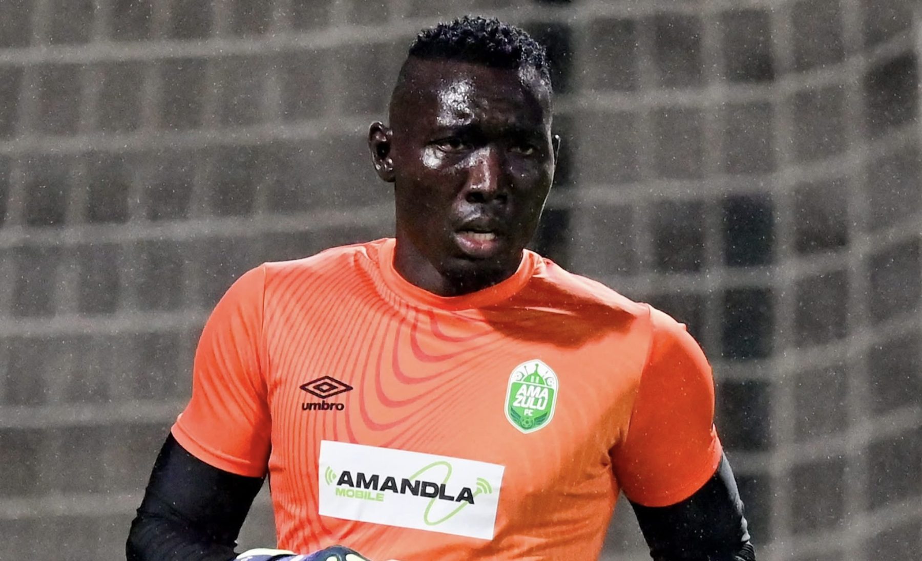 AmaZulu FC goalkeeper Richard Ofori in action in the PSL match