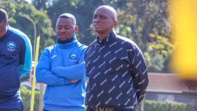 Richards Bay FC chairman Sifiso 'Jomo' Biyela during training