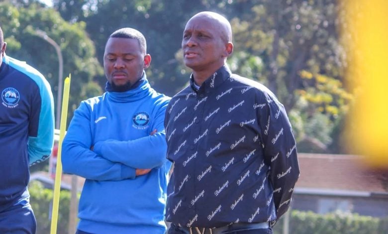 Richards Bay FC chairman Sifiso 'Jomo' Biyela during training