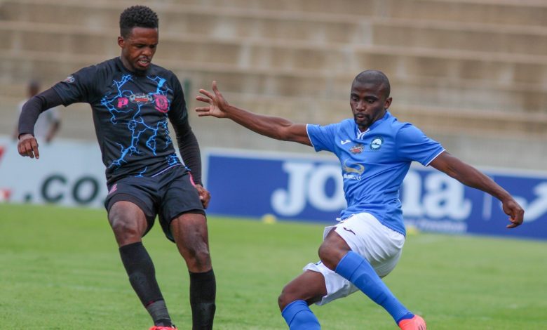 Richards Bay FC in action against Magesi FC in the Carling Knockout Cup