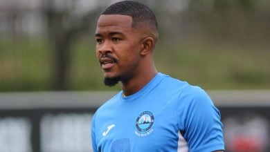 Kaizer Chiefs loanee Sabelo Radebe training at Richards Bay FC