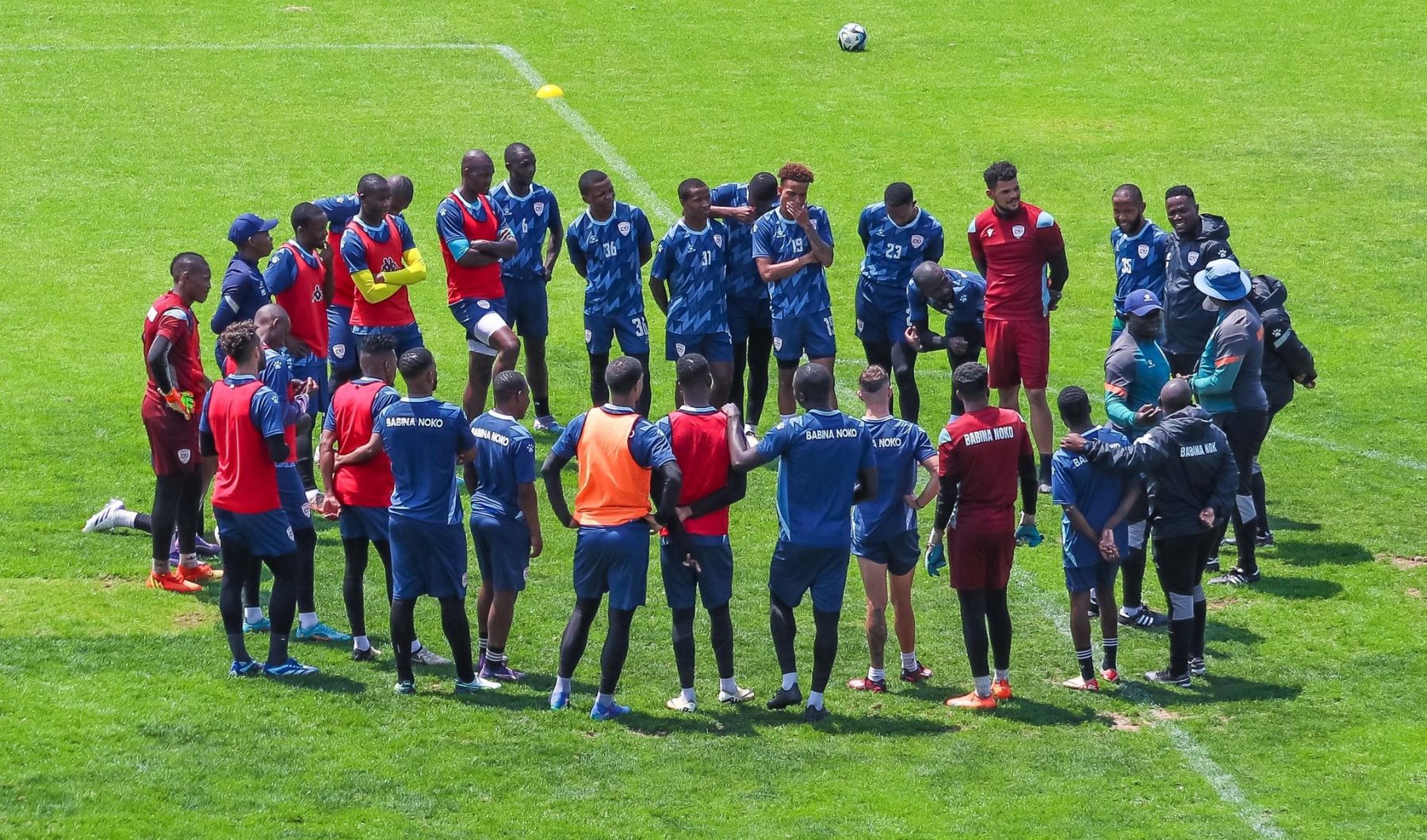 Sekhukhune United during a training session