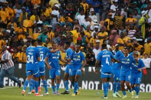Mamelodi Sundowns celebrating