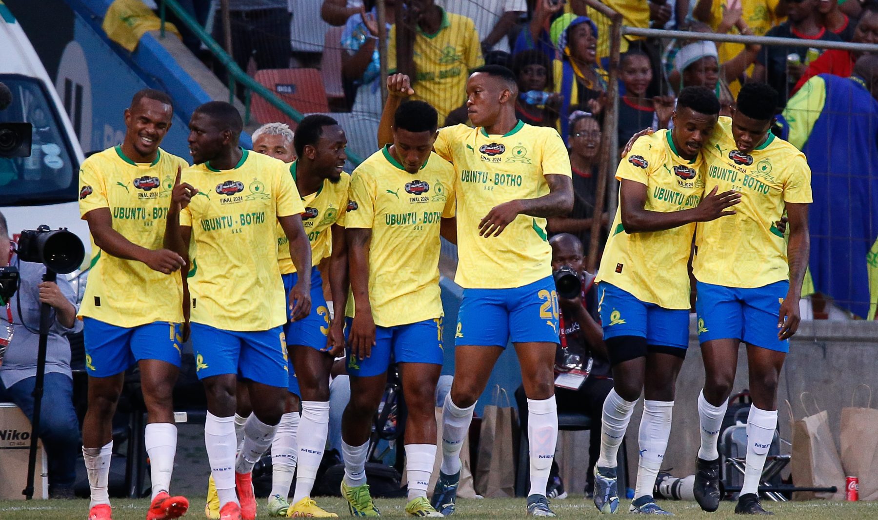 Mamelodi Sundowns in action against Magesi FC