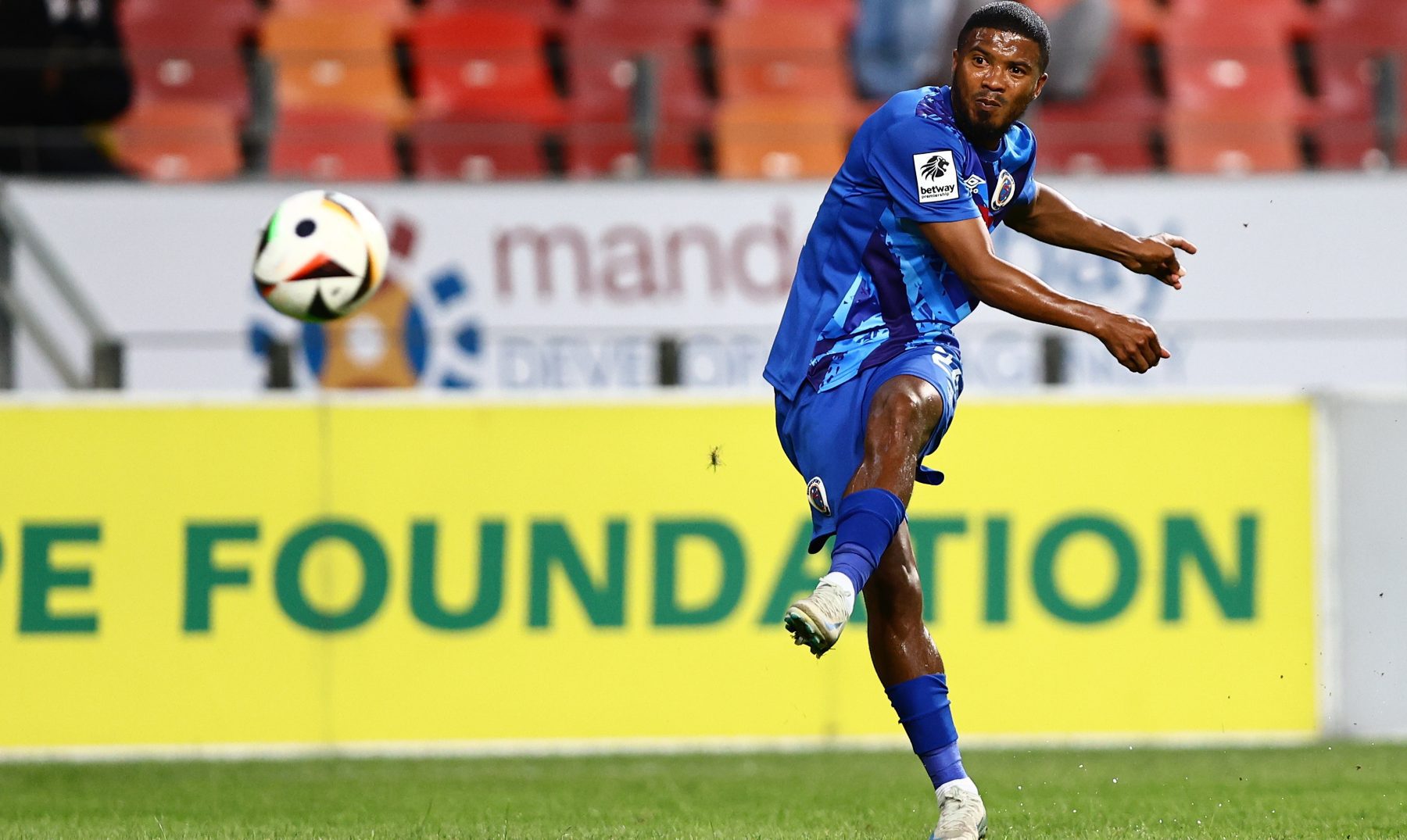 SuperSport United's Lyle Lakay in action against Chippa United