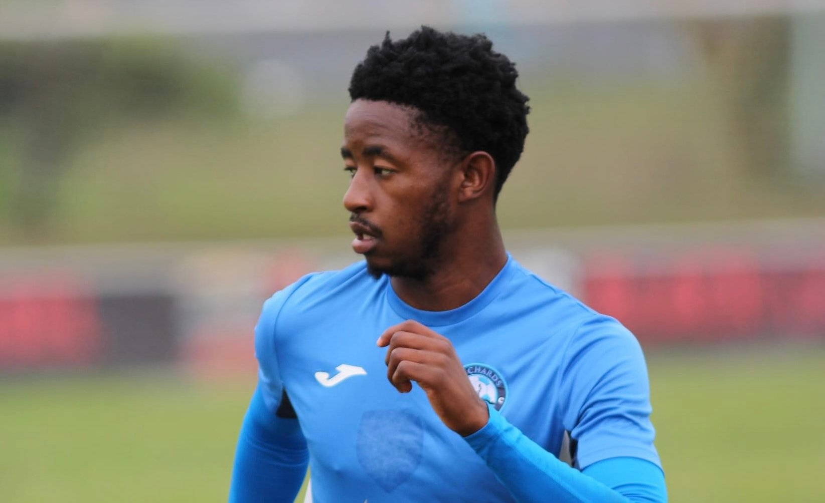 Mamelodi Sundowns loanee Thando Buthelezi during training session at Richards Bay FC