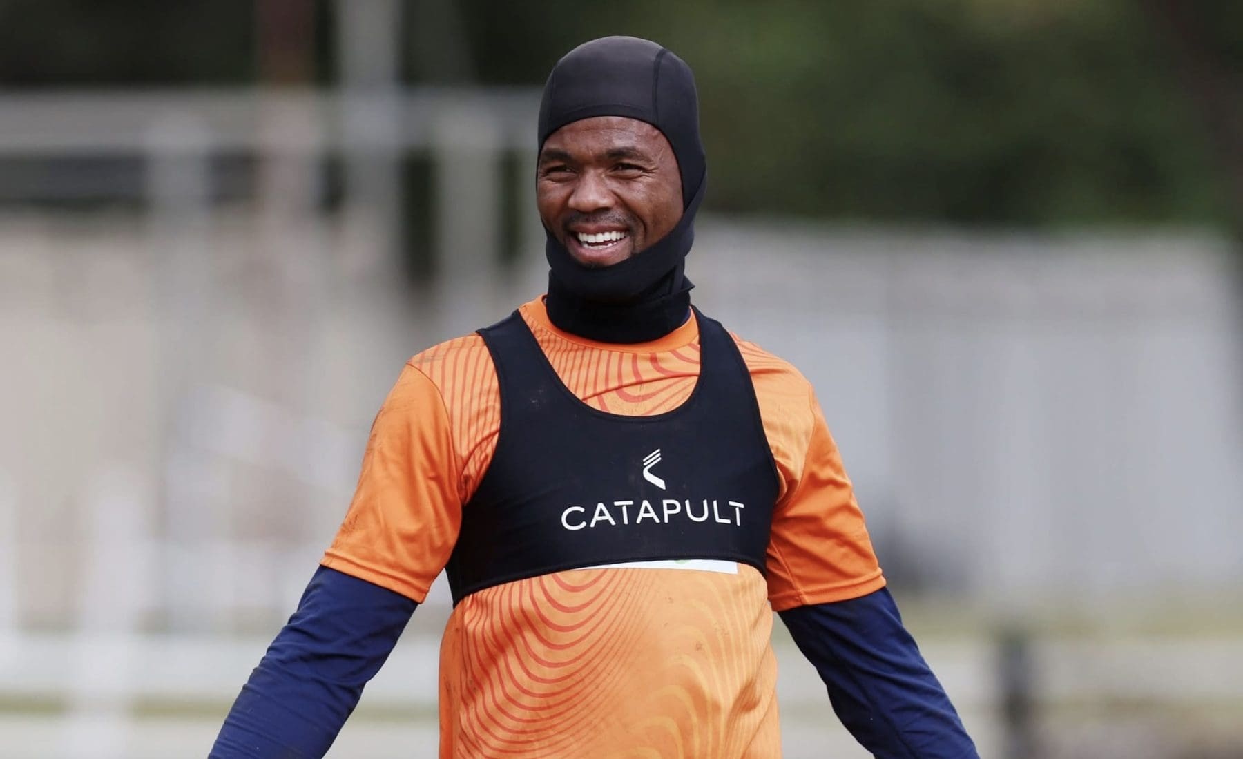 AmaZulu FC goalkeeper Veli Mothwa during training session