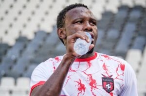 Victor Letsoalo in action for TS Galaxy