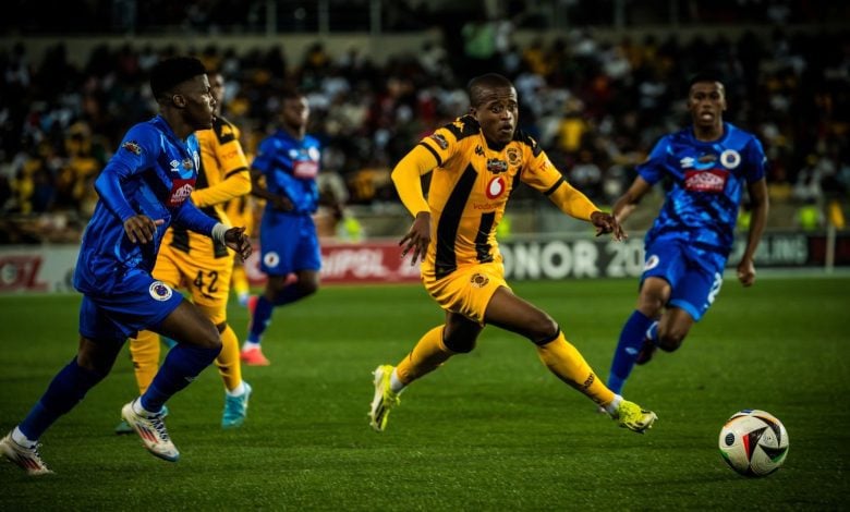 Wandile Duba in action for Kaizer Chiefs