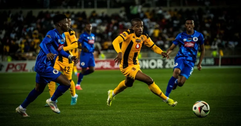 Wandile Duba in action for Kaizer Chiefs
