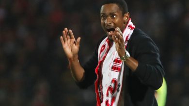 Wydad Casablanca head coach Rulani Mokwena during a game