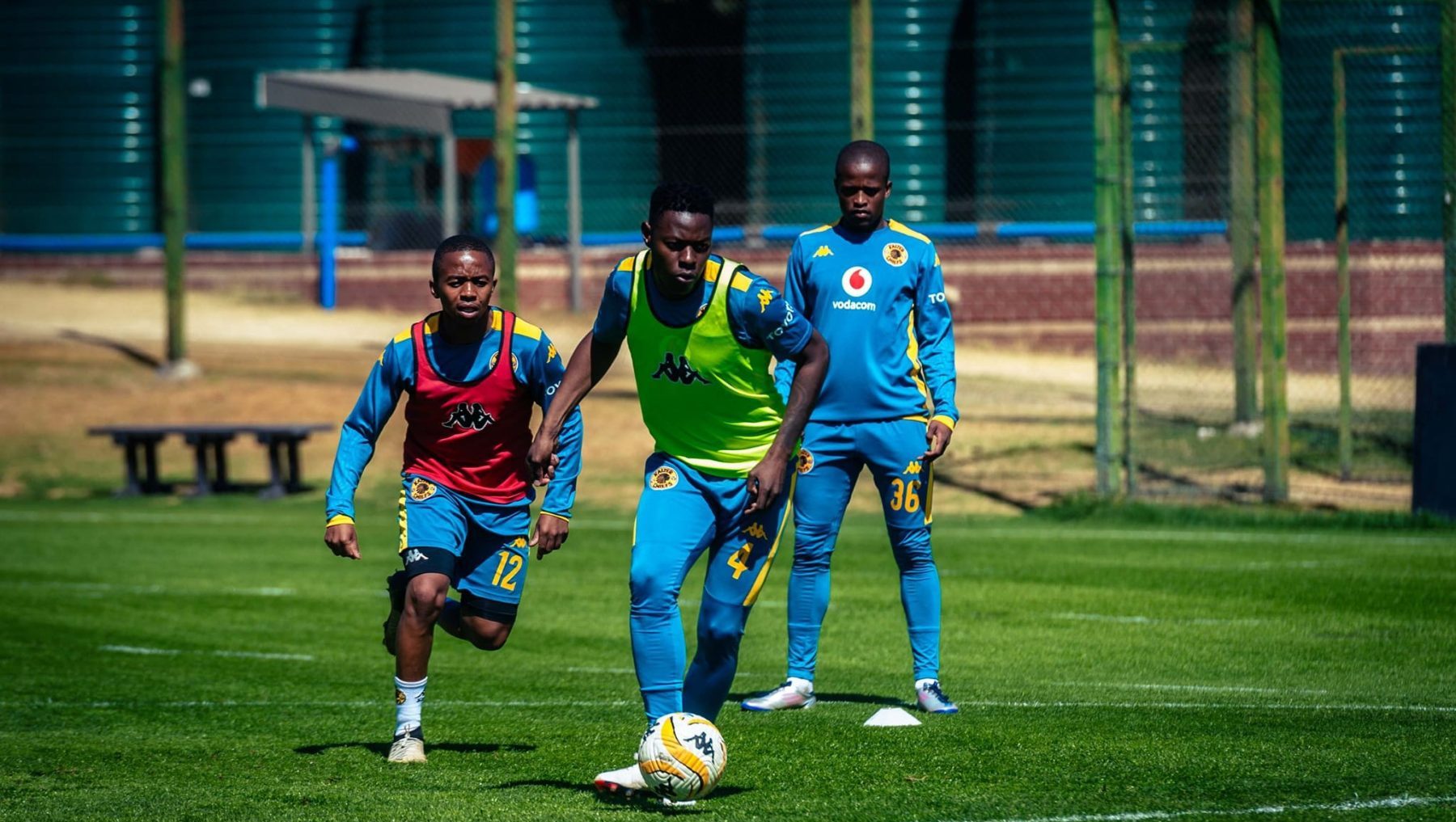 Zitha Kwinika during Kaizer Chiefs training