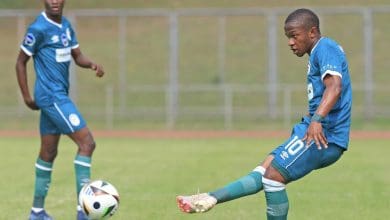 AmaZulu FC star Bayanda Thabede during the DDC match