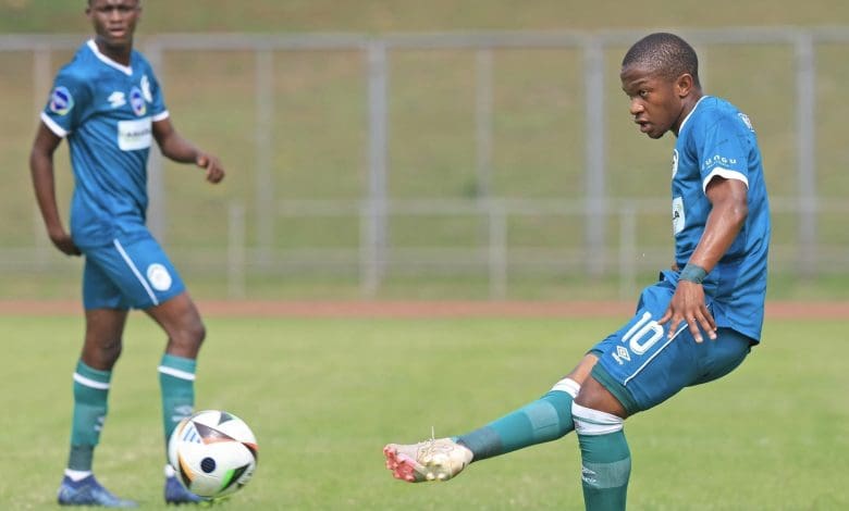 AmaZulu FC star Bayanda Thabede during the DDC match