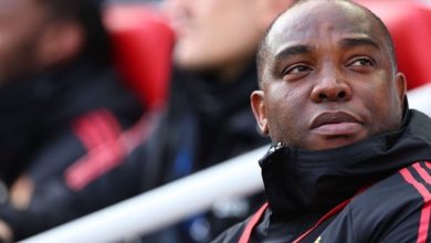 Benni McCarthy during his time at Manchester United