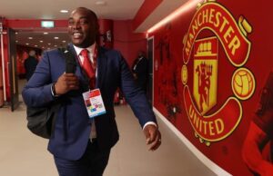 Benni Mccarthy during his time at Man United