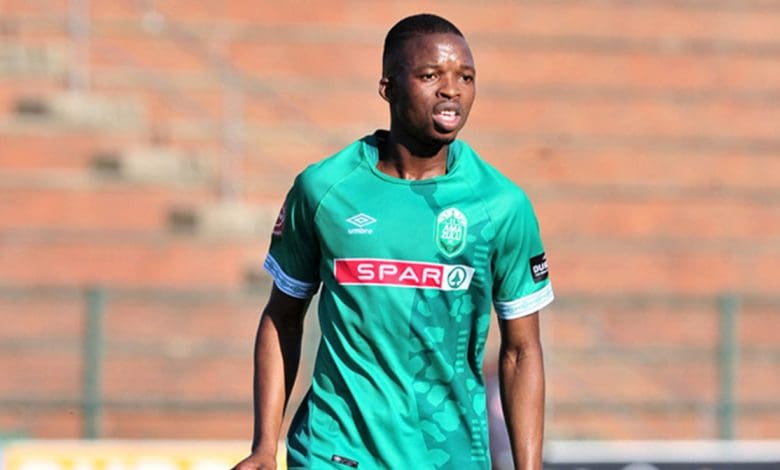 Butholezwe during his time at AmaZulu FC